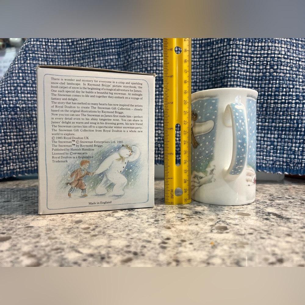 The Snowman Mug Vintage 1985 Royal Doulton UK with original box - Picture 4 of 6